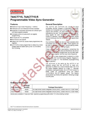 74ACT715RPC datasheet  